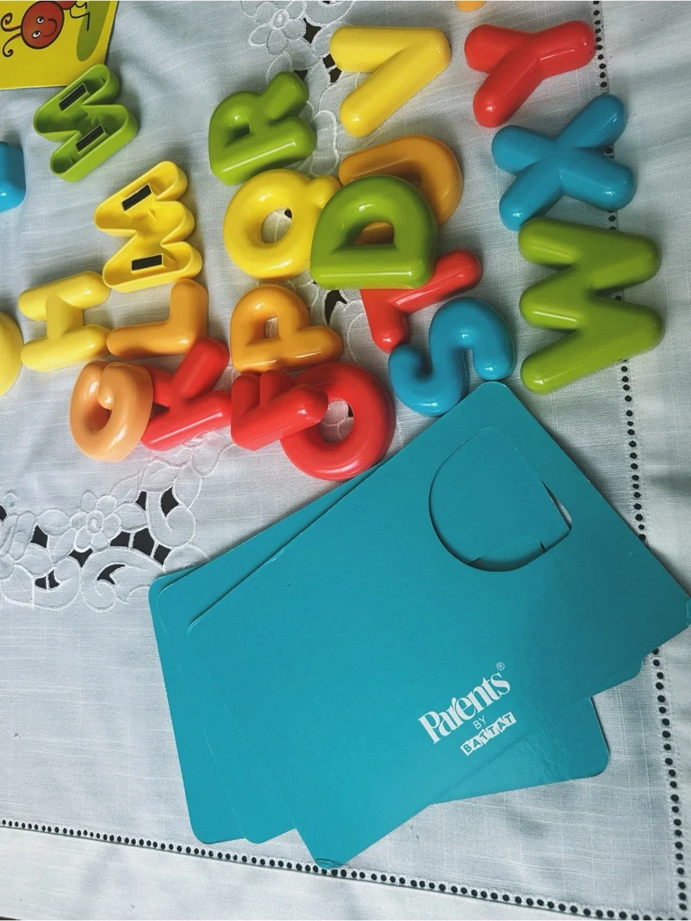 Parents by Battat magnet school magnetic alphabet learning set w/tin case